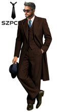 Load image into Gallery viewer, 3 Piece Stripe Business Leisure Formal Suit
