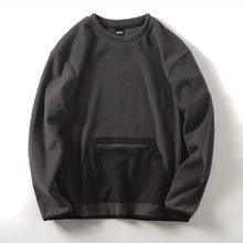 Load image into Gallery viewer, Men's Casual Versatile Pullover Top Self Heating Zipper Pocket Sweatshirt
