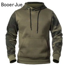 Load image into Gallery viewer, Army Green Men Military Camouflage Hoodies
