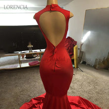 Cargar imagen en el visor de la galería, Vestido de fiesta largo de sirena con diamantes
