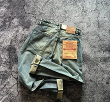 Load image into Gallery viewer, 14OZ American vintage  red ear high-end loose straight leg denim pants
