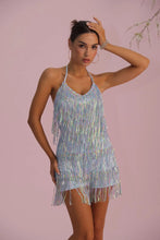 Load image into Gallery viewer, Jumpsuits for Women Tassel Party Outfit Sexy Style Fashion Backless Sequined Jumpsuit Fringe
