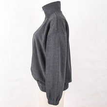 Load image into Gallery viewer, Original Fall Winter Lamb Fleece Hoodie Women Casual Loose Thick Zipper Long Sleeve Lapel Pullover Top Lady Hoodies Streetwear
