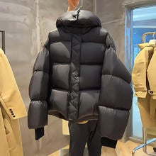 Load image into Gallery viewer, Women  Puffer Casual Loose Hooded Parkas Jacket
