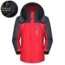 Cargar imagen en el visor de la galería, Chaqueta reflectante de algodón grueso con forro polar para hombre, chaqueta de invierno para exteriores, cálida, para escalada, informal
