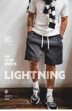Cargar imagen en el visor de la galería, Heavyweight Knitted Embroidered Sport Gym Short
