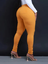 Cargar imagen en el visor de la galería, Women's Casual High-Waisted Denim Skinny Jeans
