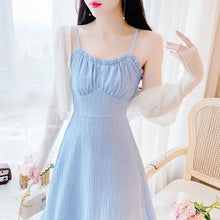 Load image into Gallery viewer, Women's Two Piece Set Long Sleeve Female Outfits Beach Dress Midi New in The Same Vintage Clothing Trend 2025 Elegant Casual
