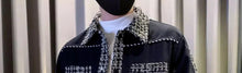 Load image into Gallery viewer, Men's Black Male  Splicing  Korean Reviews Stylish Jacket
