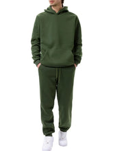 Load image into Gallery viewer, Men's Sports 2-piece Solid Color Casual Set
