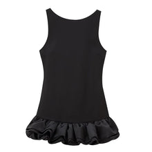 Load image into Gallery viewer, Sexy Women Mini Dress Green Bule Pink Black White O Neck Ruffle Design Sexy Bodycon Dress Women Sleeveless Party Dress
