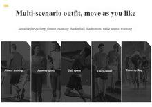 Load image into Gallery viewer, Sports Suits for Men's New Quick-drying Clothes Summer Fitness T-shirt Running Shorts Shorts Badminton Training Suit
