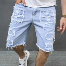 Load image into Gallery viewer, Ripped Denim Distressed Cat Whiskers Short
