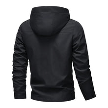 Load image into Gallery viewer, Men Hiking Jacket Spring Autumn Streetwear Fashion Hooded Jacket Casual Zip Up Loose Coat Outdoor Jogging Activewear Windbreaker
