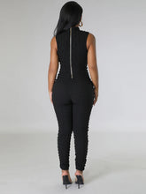 Load image into Gallery viewer, Sleeveless Zip Up Chic and Elegant Woman Jumpsuit

