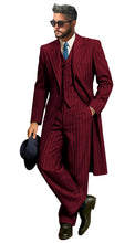 Load image into Gallery viewer, 3 Piece Stripe Business Leisure Formal Suit
