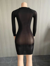 Load image into Gallery viewer, Wmstars  Sexy Stretchy Shiny  See Through  Dress
