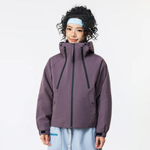 Load image into Gallery viewer, Women's Casual Hooded  Raglan Sleeves Double Zipper Jacket
