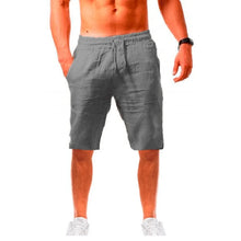 Load image into Gallery viewer, New Men's Cotton Linen  Shorts Fitness Streetwear S-4XL
