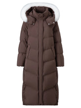 Load image into Gallery viewer, DUSHU Puff Down Jacket Long and Short Styles of Goose Down Jacket Women Fox Fur Collar 2025 Winter Outerwear Simple Commuting
