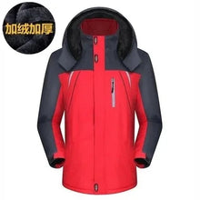 Cargar imagen en el visor de la galería, Chaqueta reflectante de algodón grueso con forro polar para hombre, chaqueta de invierno para exteriores, cálida, para escalada, informal
