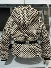 Load image into Gallery viewer, Women's Hooded High Waist Padded Parkas Coats with Belt Female Elegant Pockets Skiing Jackets

