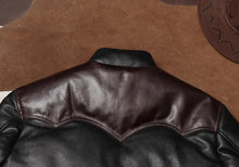 Load image into Gallery viewer, YR-Original Thick Leather Winter Jacket, Vintage Style, Heavy Real Cowhide Coat, 400g Duck Down Cloth, Quality Wholesales
