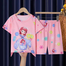 Cargar imagen en el visor de la galería, Summer Short Sleeve Capybara Kids Pajamas Sets
