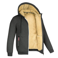 Load image into Gallery viewer, Men's Camouflage Fleece Thicken Hooded Jackets

