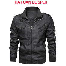 Load image into Gallery viewer, KB New Men's Leather Jackets Autumn Casual Motorcycle PU Jacket Biker Leather Coats Brand Clothing EU Size SA722
