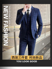 Load image into Gallery viewer, Men Fashion Business Casual Suits
