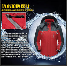 Cargar imagen en el visor de la galería, Chaqueta reflectante de algodón grueso con forro polar para hombre, chaqueta de invierno para exteriores, cálida, para escalada, informal
