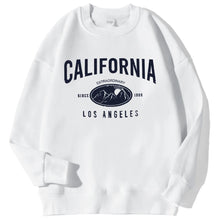 Load image into Gallery viewer, New York California Malibu Letter Sweatshirts Winter Women Casual Loose Hoodie Fleece Warm Crewneck Pullover Comfortable Clothes
