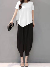 Load image into Gallery viewer, Women's Two-Piece Set Comfortable Loose Tops Fashionable Pants

