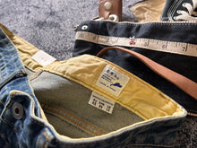 Load image into Gallery viewer, 14OZ Red Ear American Classic fit straight drum cotton ball Denim Jeans
