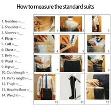 Load image into Gallery viewer, Men Tailor-Made Groom 2-Pcs Coat Pant Suits
