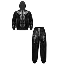 Load image into Gallery viewer, Mens Hooded Windbreaker Jogging Track Suit
