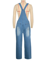 Lade das Bild in den Galerie-Viewer, Denim Overall Zip Up Jumpsuit
