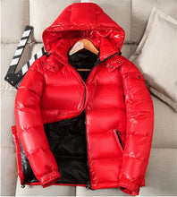 Load image into Gallery viewer, Men's Cotton Padded Warm Parkas High Quality Glossy Winter Coats
