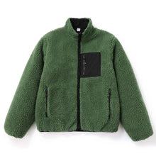 Load image into Gallery viewer, Streetwear Harajuku Winter Jackets Plush Fleece Coats Hip Hop Oversized Zipper Jacket No. 8 Billiard Patchwork Jacket Outwear
