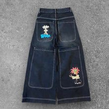 Charger l'image dans la galerie, Y2K Baggy Jeans vintage Embroidered high quality jeans men women Hip Hop Harajuku Goth fashion streetwear Casual wide leg Jeans
