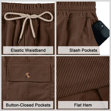 Load image into Gallery viewer, American Men's Heavy Loose Four Seasons Hip Hop Casual Sports Running Corduroy Tooling Shorts
