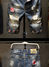 Load image into Gallery viewer, New in Ripped Shorts Men's Vintage Shorts
