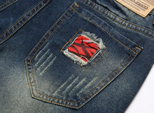 Load image into Gallery viewer, New Summer Vintage Washed  Denim Ripped  Shorts

