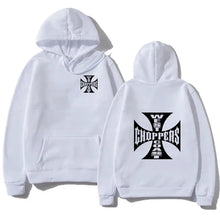 Load image into Gallery viewer, West Coast Iron Cross Choppers Printed Oversized Hoodie
