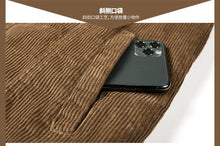 Load image into Gallery viewer, Winter 2025 New Fashion Men's Thicken Stand Collar Casual Trendy Turn-down Collar Warm Corduroy Jacket Male Clothes Coat Tops
