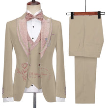 Load image into Gallery viewer, 3-Piece Jacket Vest Pants Suit
