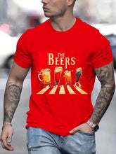 Load image into Gallery viewer, The Beers Printing Men Tee Shirts
