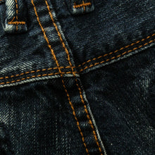 Load image into Gallery viewer, Designer Men  Retro Green Blue Slim Fit Ripped Jeans Men
