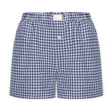 Load image into Gallery viewer, Women's  Elastic Waistband, Checkered Shorts,
